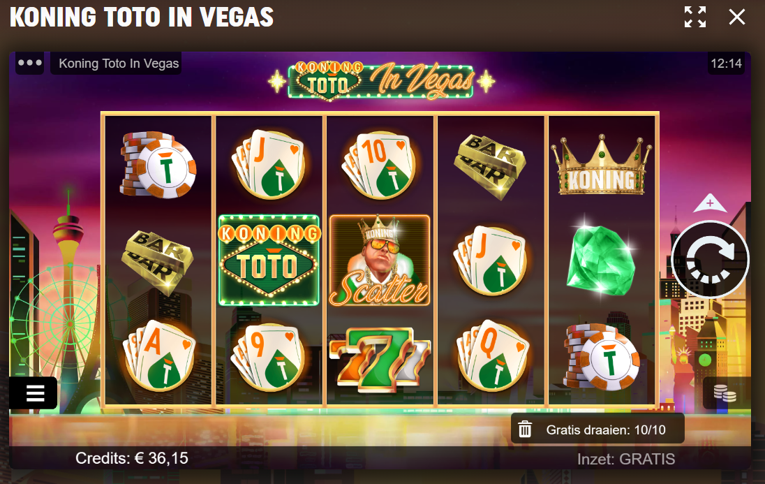 Koning Toto in Las Vegas