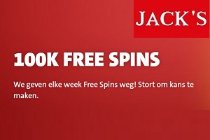 100.000 Free Spins Jacks